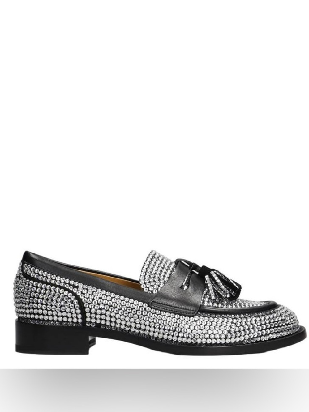 🆕 RENE CAOVILLA Rhinestone-Embellished Morgana Tassel Loafers